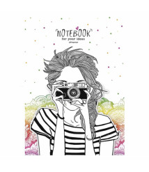 Carnet pentru notițe A6, 50 foi, pătrățele, Shkolyarik Student